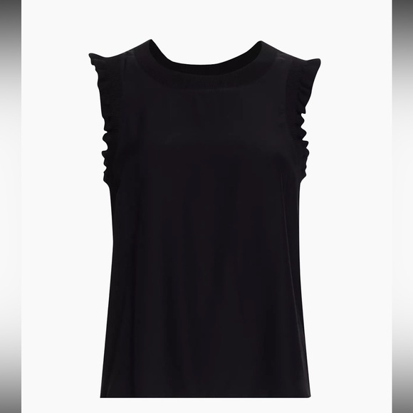cinq a sept Tops - 069 Cinq à Sept $295  Silk Black Sleeveless Top size S